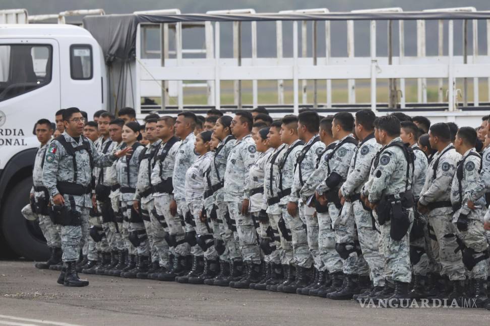 $!México reforzará la frontera con Estados Unidos con 10 mil elementos de la Guardia Nacional tras acuerdo con EU, que puso en pausa la entrada de aranceles.