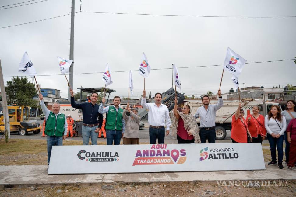 $!Los trabajos en el bulevar Francisco I. Madero contemplan la aplicación de concreto asfáltico en más de 1,300 metros lineales, con el objetivo de garantizar calles más seguras y duraderas para el tránsito vehicular y peatonal.