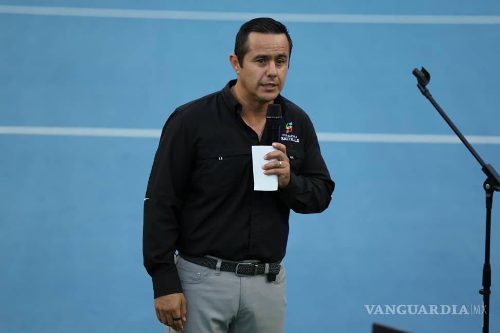 $!César Iván Moreno Aguirre, jefe de Gabinete y Proyectos Estratégicos, asistió en representación del alcalde Javier Díaz González y destacó el apoyo del Ayuntamiento de Saltillo a la realización del Torneo.