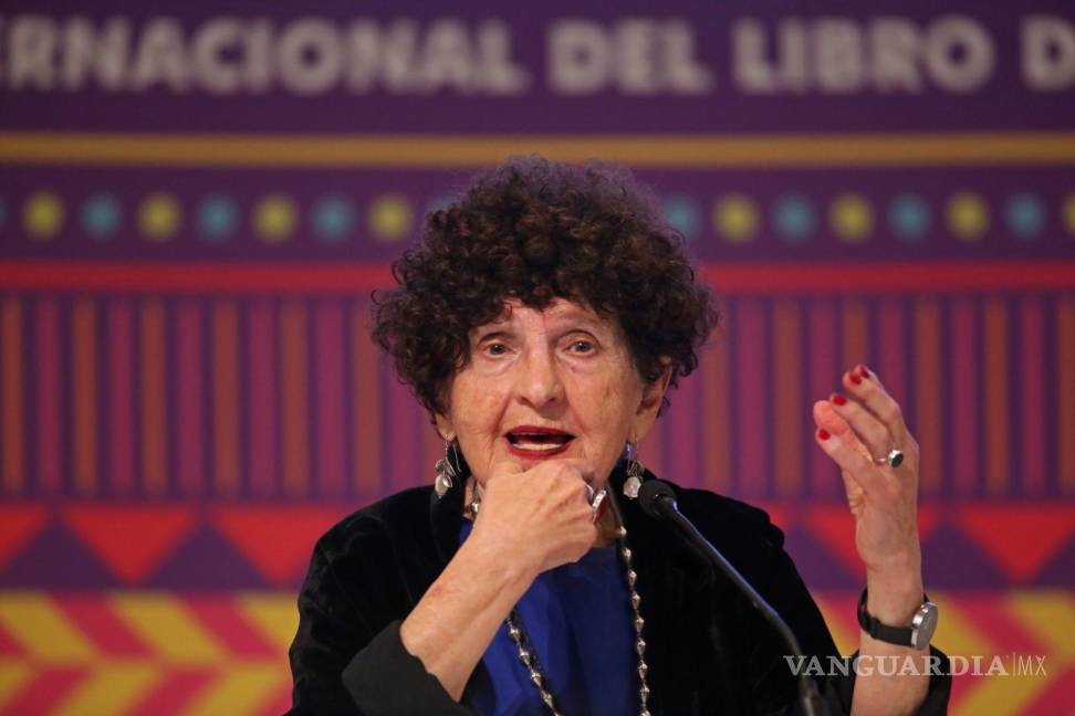 $!La escritora mexicana Margo Glantz en la la edición 33 de la Feria Internacional del Libro de Guadalajara. Fernando Carranza García/Cuartoscuro