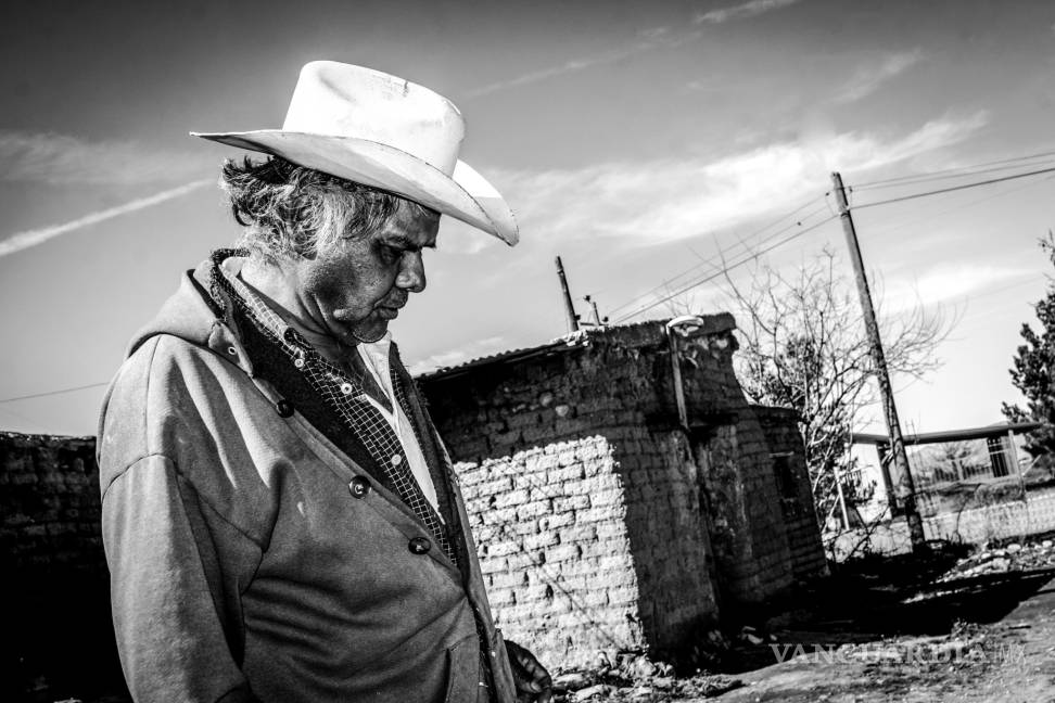 $!Don Toño, el rostro del hambre en San Antonio de las Alazanas en Saltillo