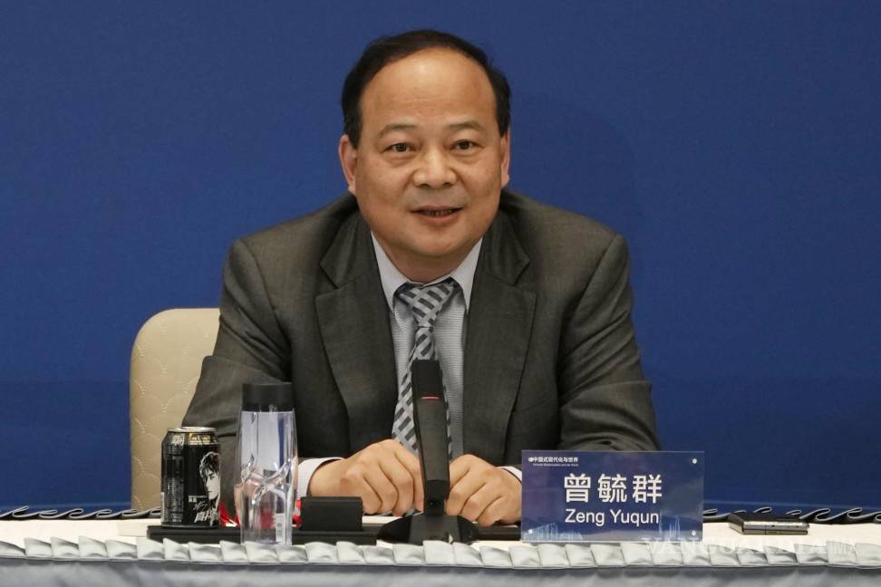 $!Zeng Yuqun, multimillonario chino fundador y presidente del fabricante de baterías Contemporary Amperex Technology (CATL) en Shanghái.
