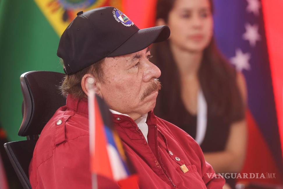 $!Fotografía de archivo del 24 de abril de 2024 del presidente de Nicaragua, Daniel Ortega, durante la Cumbre ALBA en el Palacio de Miraflores, en Caracas.