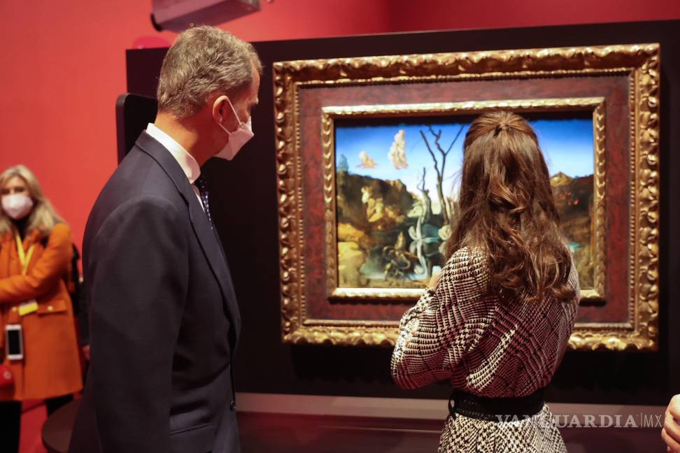 $!El rey Felipe VI y la reina Letizia durante la inauguración de una exposición titulada Dalí-Freud: una obsesión en Viena. EFE/José Jimenez/Casa Real