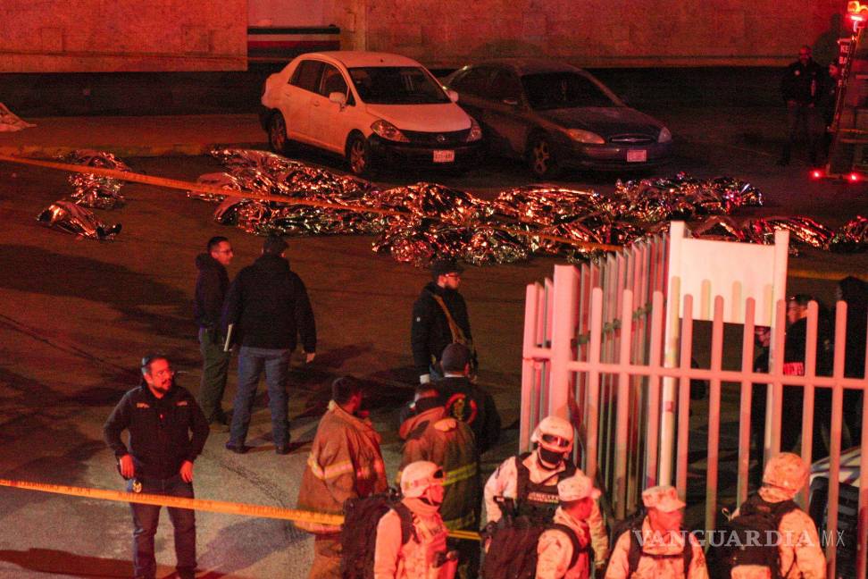 Así fue el incendio en Instituto Nacional de Migración en Ciudad Juárez en el que fallecieron 40 migrantes (fotos)