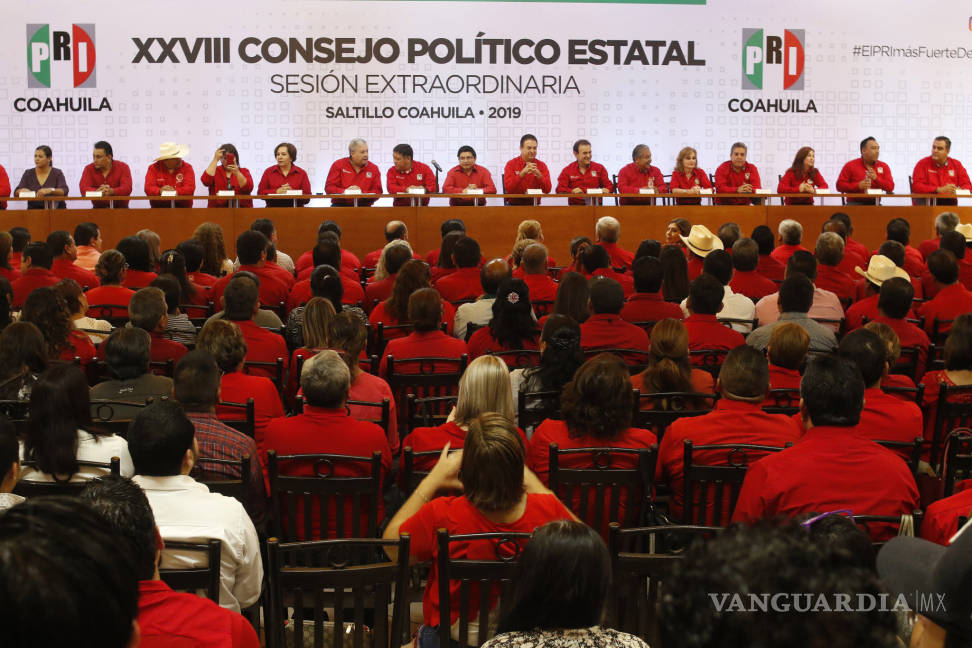 $!Prepara PRI Coahuila elección de sus dirigentes para el 2019-2023