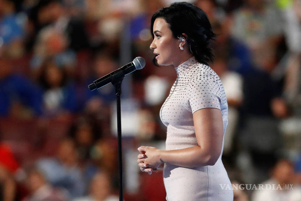 $!Demi Lovato enamoró en la Convención Nacional Demócrata