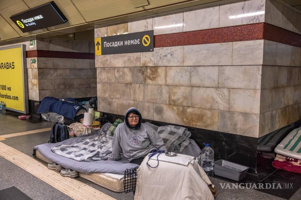 Vagones del metro se convierten en el hogar de ucranianos