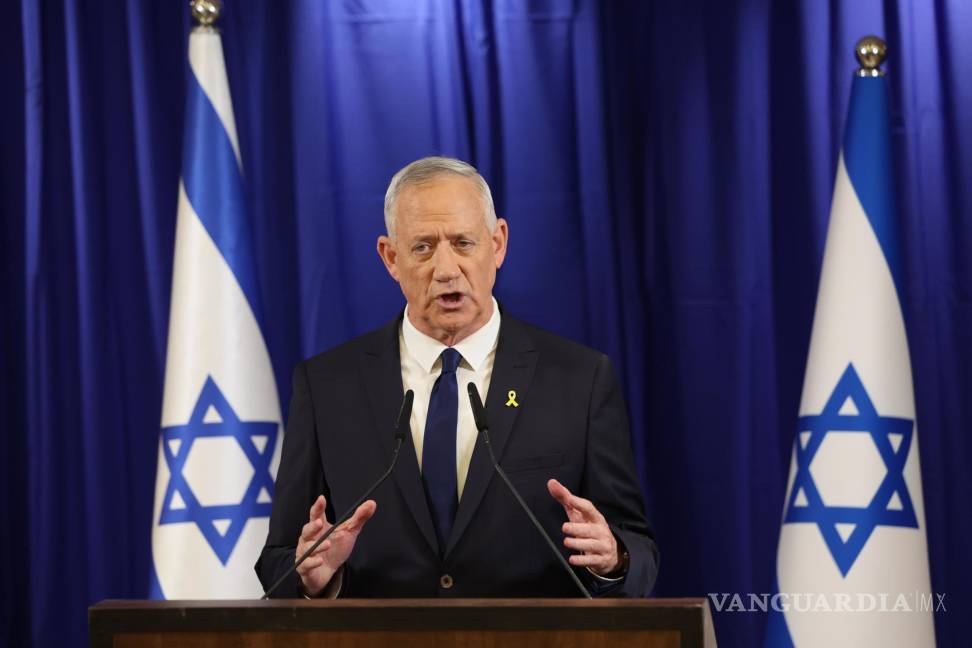$!El Ministro del Gabinete de Guerra israelí, Benny Gantz anunció su dimisión del gobierno de emergencia de Israel.