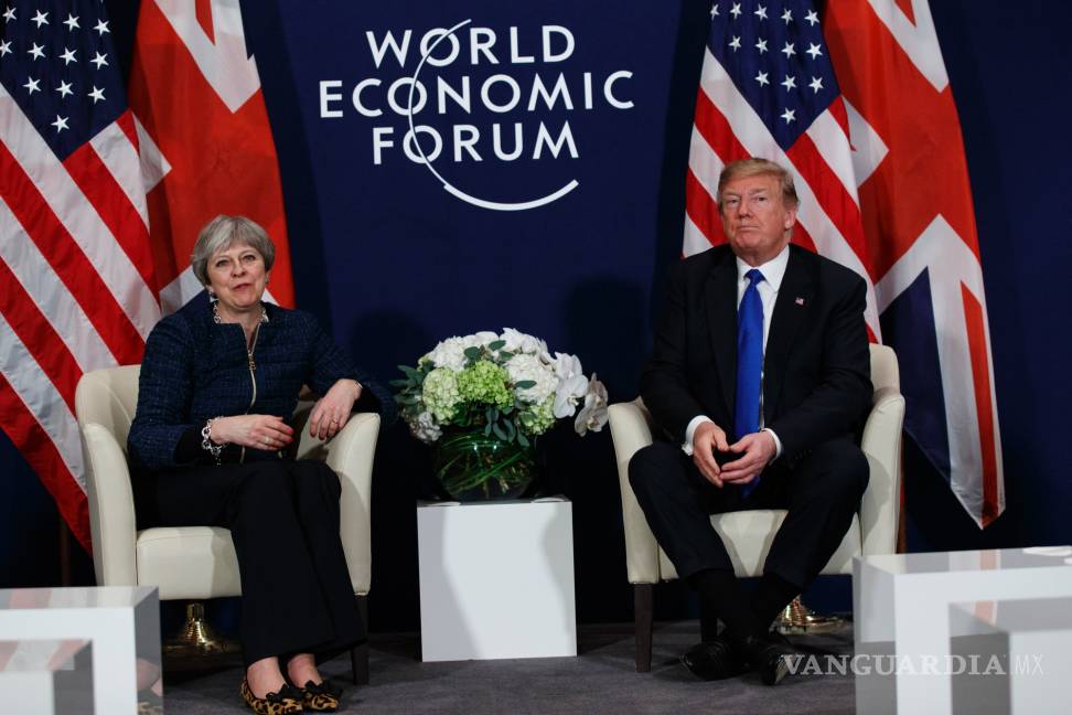 $!Llega Trump a Davos en medio de críticas al proteccionismo