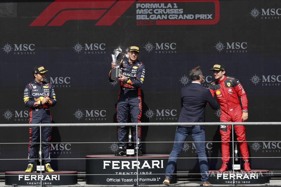 $!Con este segundo lugar, Checo Pérez logra su séptimo podio de la temporada 2023 en la Fórmula 1.