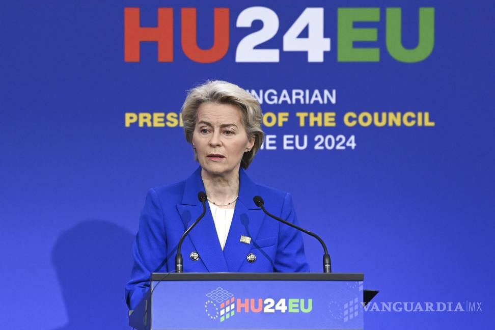 $!La presidenta de la Comisión Europea Ursula von der Leyen.