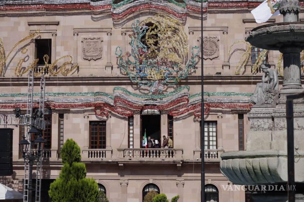 $!Vista frontal del Palacio de Gobierno en la capital coahuilense.