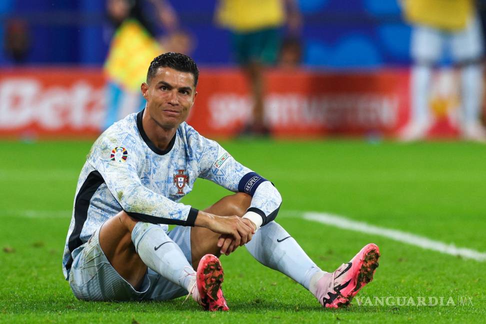 $!Cristiano Ronaldo estaba frustrado en el encuentro que Portugal perdió ante Georgia.