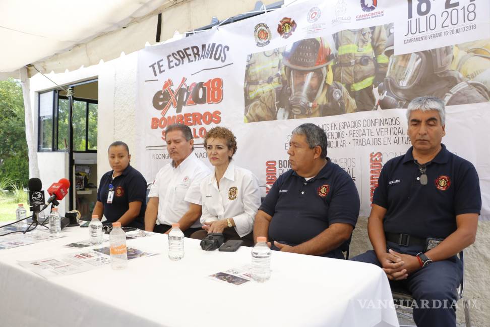 Anuncian Bomberos Sexto Congreso Internacional