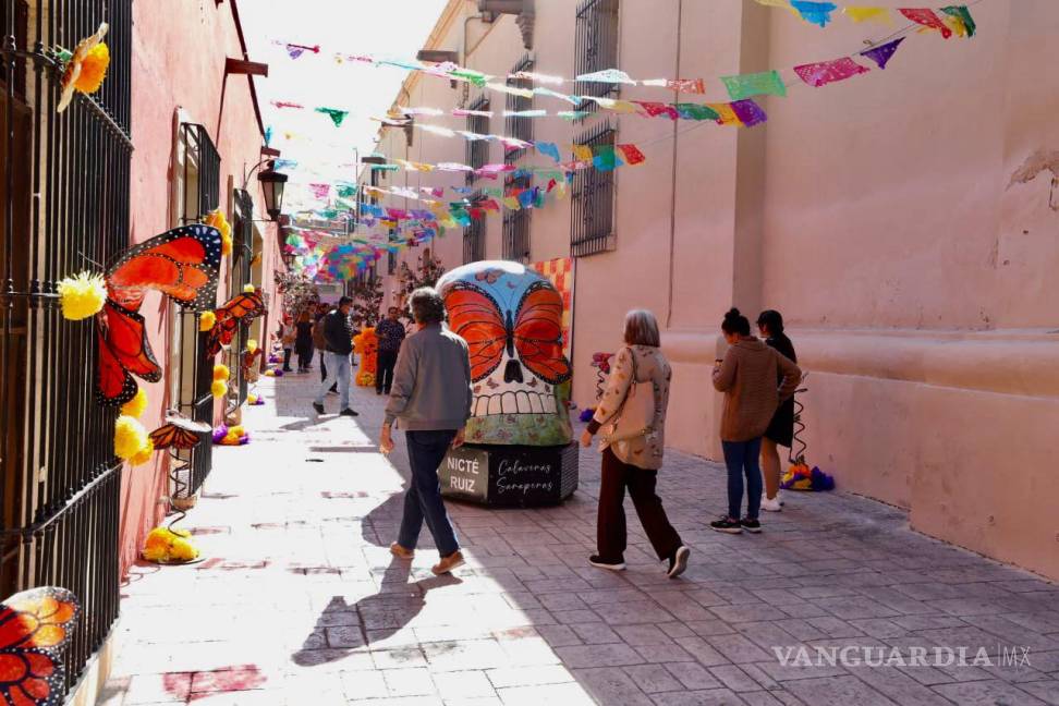 $!El Festival Paso de la Mariposa Monarca en Callejón Santos Rojo estará en exhibición del 27 de octubre al 6 de noviembre.