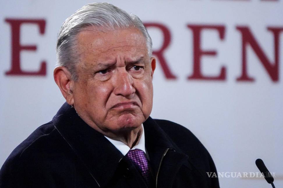 $!El presidente de México, Andrés Manuel López Obrador en su rueda de prensa matutina en Palacio Nacional, en la Ciudad de México. Cuartoscuro/Galo Cañas