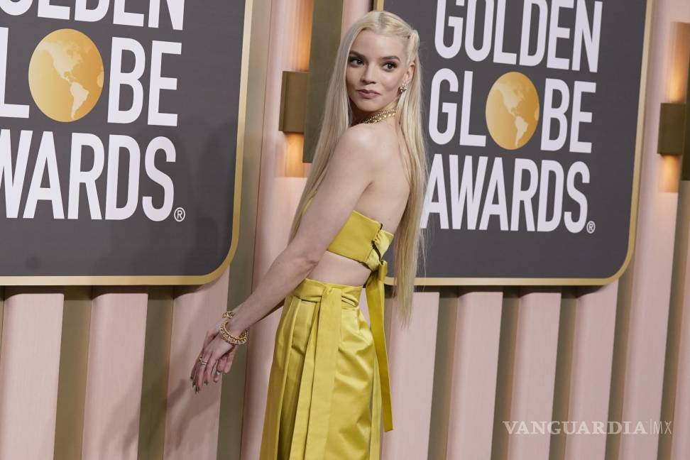$!Anya Taylor-Joy arrives at the 80th annual Golden Globe Awards at the Beverly Hilton Hotel on Tuesday, Jan. 10, 2023, in Beverly Hills, Calif. (Photo by Jordan Strauss/Invision/AP)