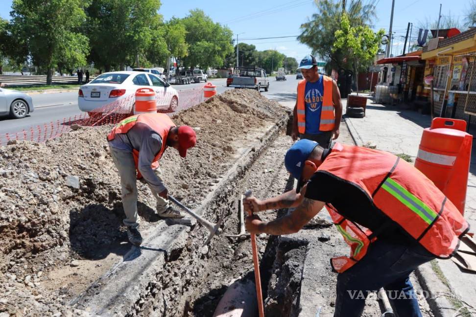 $!En Paseo de la Reforma, el Gobierno Municipal avanza en la construcción de un sistema pluvial que protegerá el sector sur de la ciudad ante futuras precipitaciones.