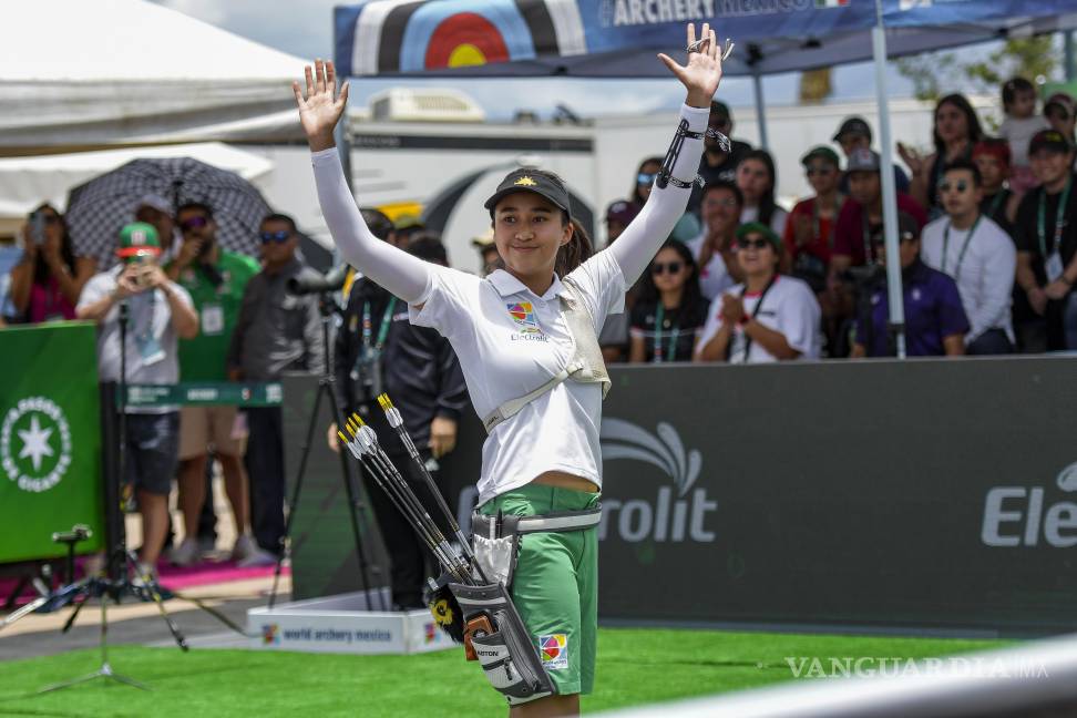 $!Las finales del World Archery México Championship 2025 se llevaron a cabo en la explanada del Parque Las Maravillas de Saltillo.