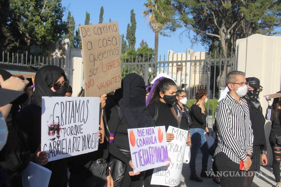 $!&quot;¡Ni una más!&quot;: Marchan nuevamente en Saltillo por el feminicidio de Alondra