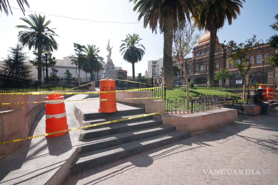 $!Coronavirus: Sin acceso plazas públicas y parques de Saltillo por COVID-19