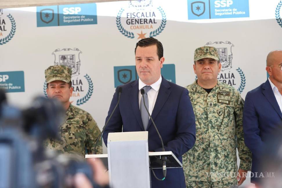 $!El Fiscal General de Coahuila destaca la colaboración entre fuerzas de seguridad para garantizar la seguridad en el estado.