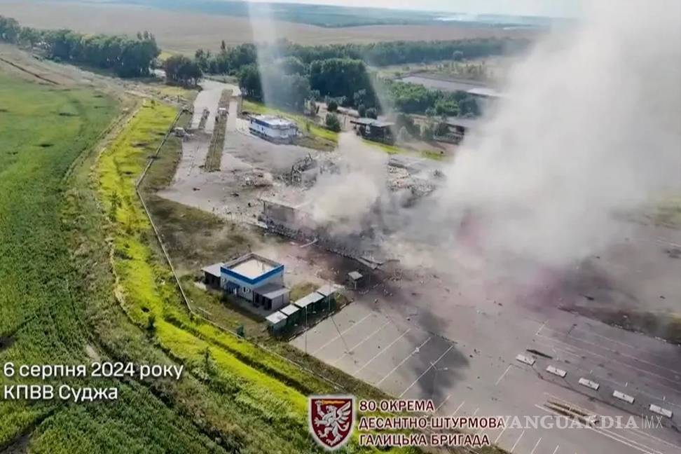 $!El Ejército de Ucrania muestra las primeras imágenes del inicio de la incursión en Kursk.