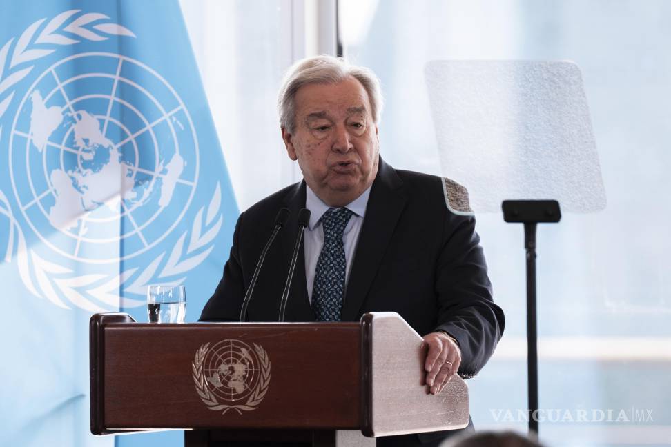 $!“Estoy totalmente convencido de que nunca en la historia de la humanidad seremos capaces de utilizar todo el petróleo y el gas que ya se descubrieron”, afirmó Antonio Guterres