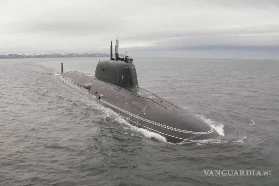 $!Imagen del submarino de propulsión nuclear Kazan ruso que visitará el puerto de La Habana entre el 12 y el 17 de junio.