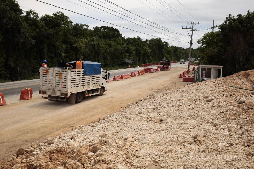 $!Trabajos de construcción de las instalaciones del Tren Maya en los Tramos 5, 6, y 7 que comprenden las ciudades de Cancún, Playa del Carmen, Tulum y Chetumal