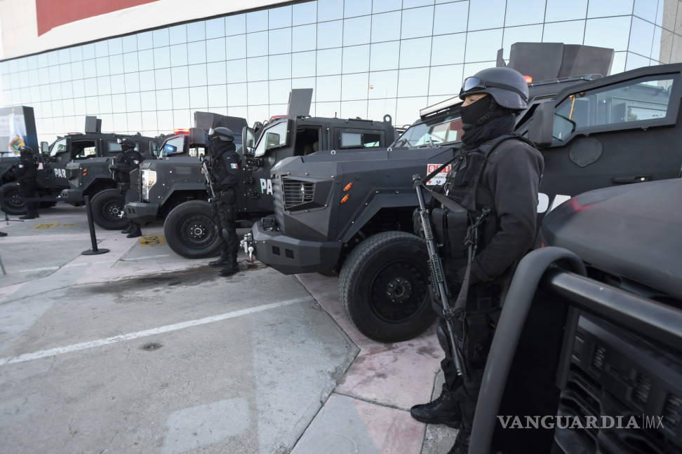 $!Entrega Miguel Riquelme 10 unidades tácticas a las fuerzas de seguridad en Coahuila