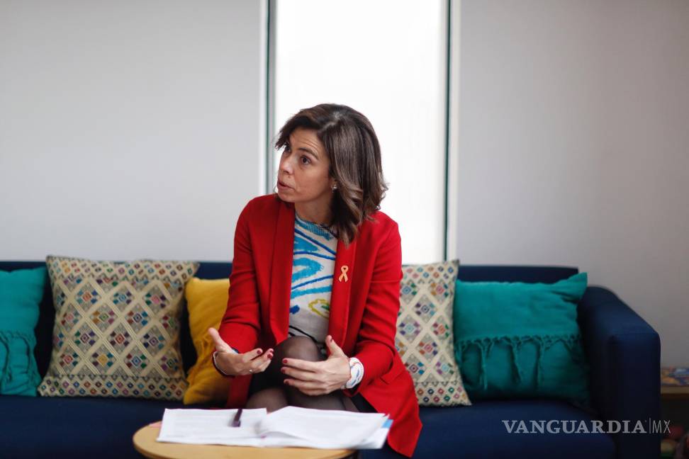 $!La representante de ONU Mujeres en México, Belén Sanz Luque, durante una entrevista con EFE en Ciudad de México (México).
