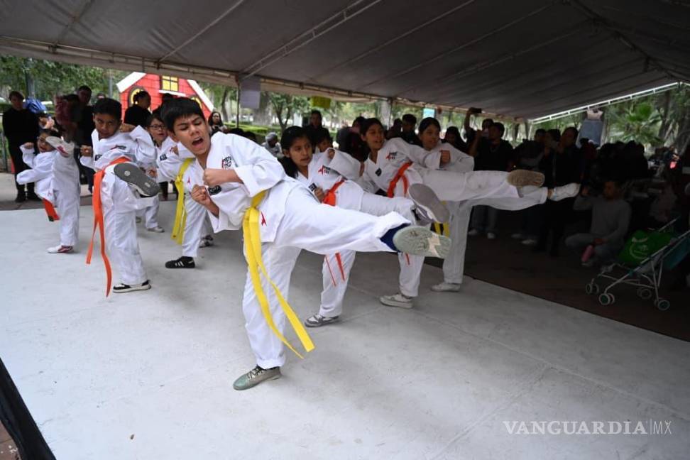 $!Los alumnos de los cursos de artes marciales pudieron mostrar sus avances durante la Expo.