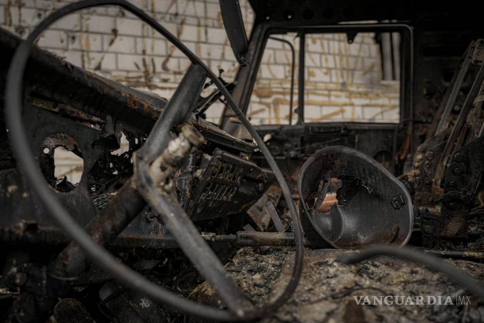 Restos de los combates, un reflejo de la infame guerra en Ucrania