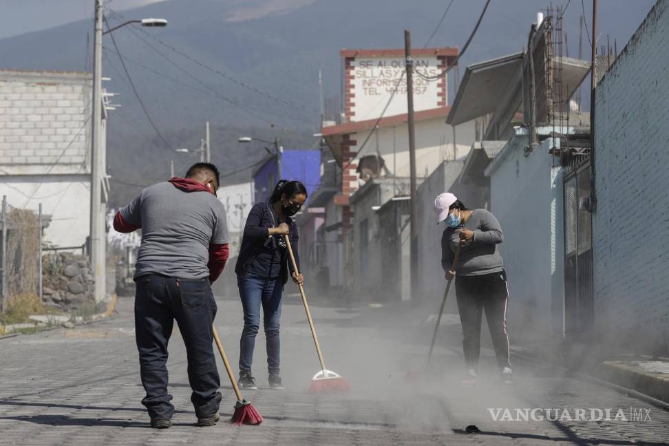 Asombrosas imágenes de la actividad del volcán Popocatépetl