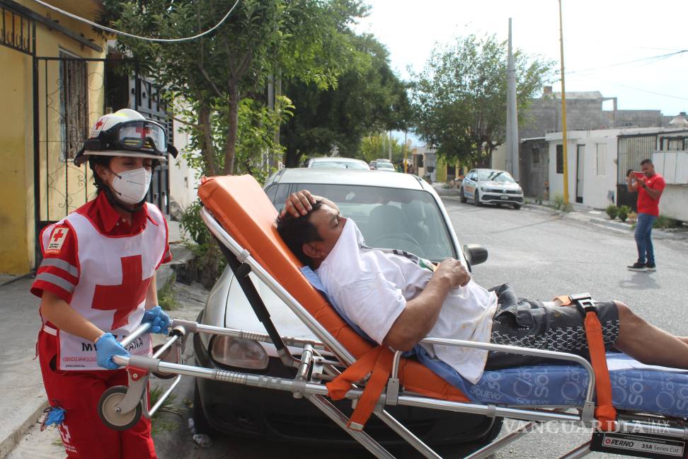 Saltillo: Hombre se lesiona con un taladro mientras realizaba reparaciones en su casa