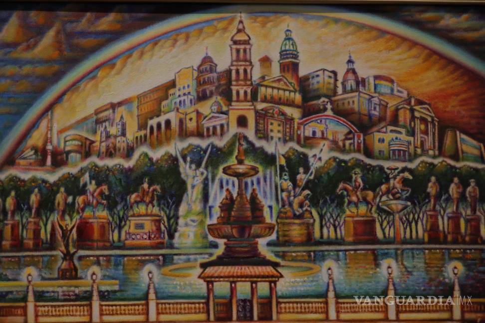 $!Saltillo, Coah. Mex. 19 de agosto del 2022 Inauguración de la expo gráfica Las Carretas de Tlaxcala en Saltillo, del artista Guillermo López (in memoriam) El evento fue en la galería del Centro cultural Vito Alessio Robles.