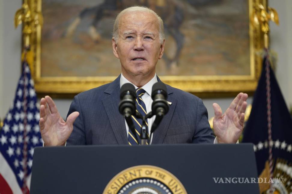 $!En un discurso en la Casa Blanca, el presidente Joe Biden pidió que se mantenga el apoyo a Ucrania para resistir a la agresión rusa.