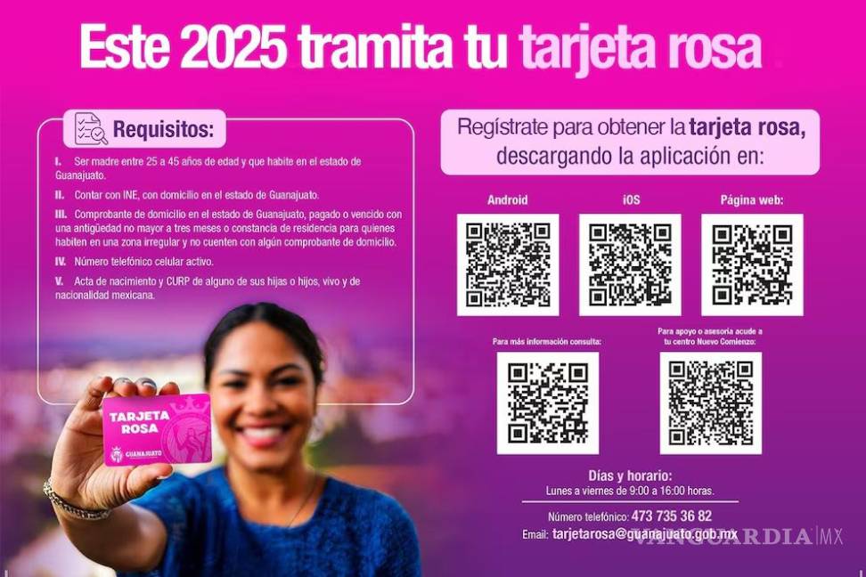 $!Tarjeta rosa 2025: Cuándo y dónde deberás de recoger el plástico para disfrutar de este programa social