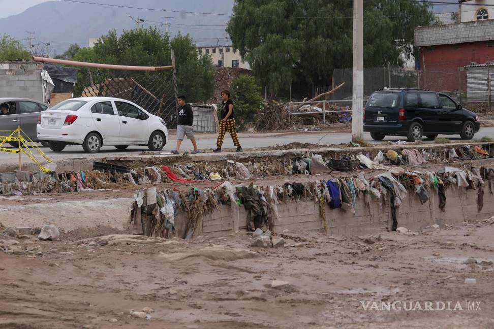 Saltillo: Tras inundaciones, pide Alcalde no arrojar desechos en arroyos