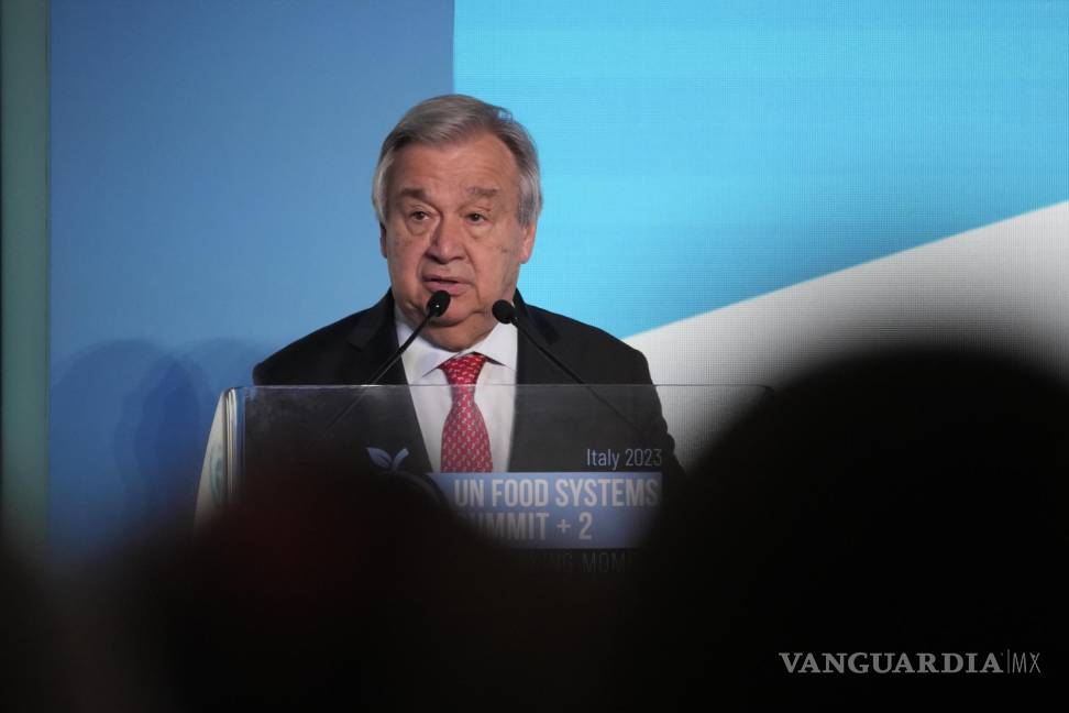 $!Antonio Guterres dio un duro discurso sobre las implicaciones que tiene el cambio climático en la situación actual.