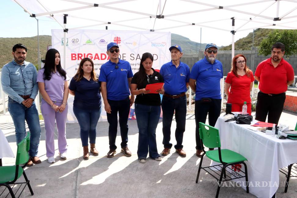 $!La directora de Cáritas Saltillo, Alondra Mata, destacó la importancia de sumar alianzas para fortalecer el bienestar infantil en comunidades rurales.