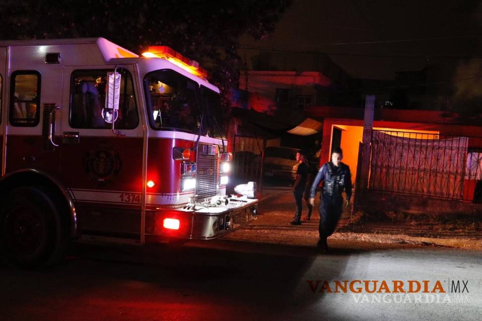 Se incendia tejaban en Saltillo