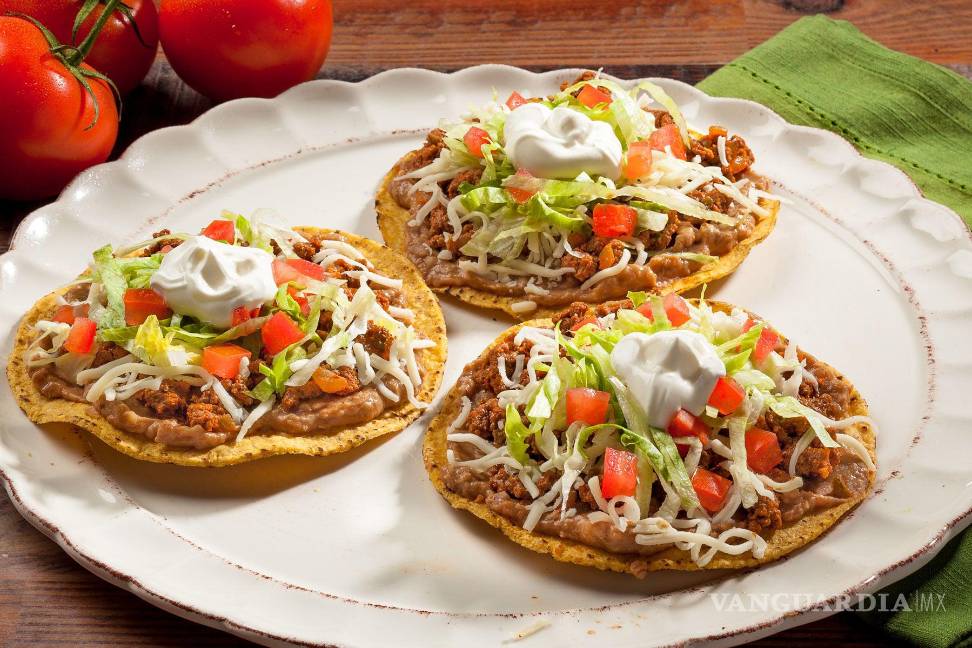 $!Tostadas de picadillo.