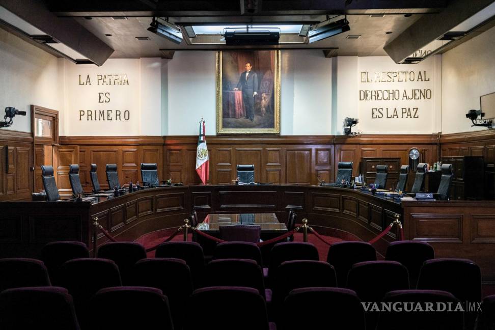 $!El interior de la Suprema Corte de Justicia de México.