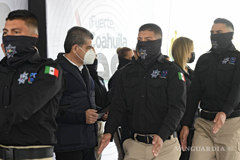 $!Ya están en Coahuila armas de alto calibre, cuenta estado con 150 nuevos policías