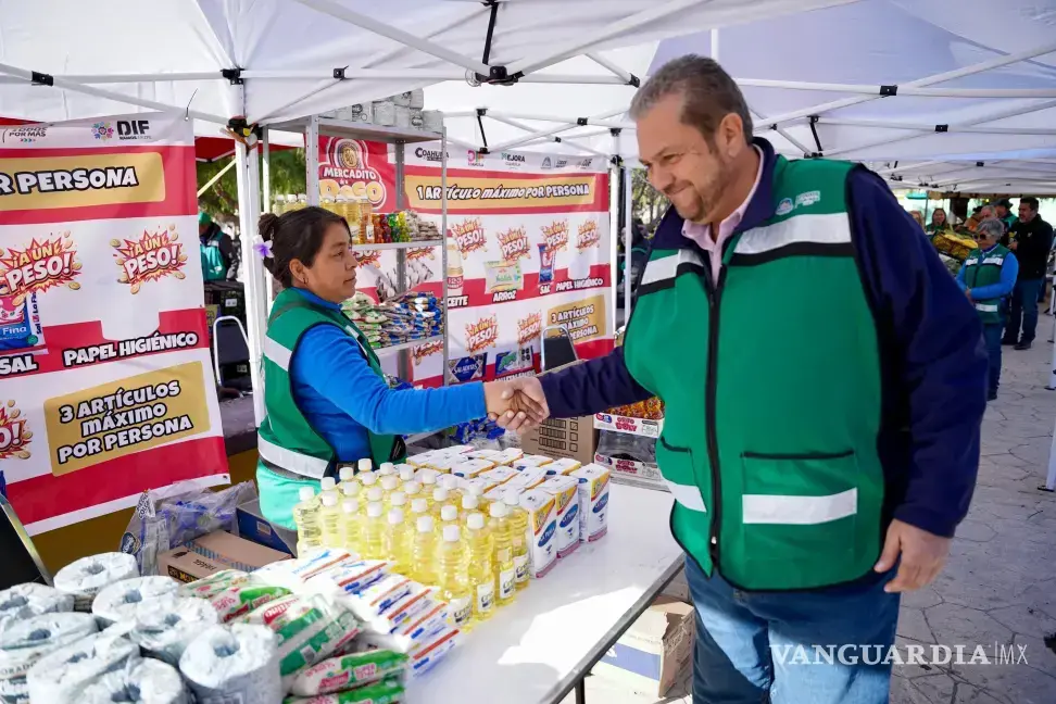 $!El Mercadito de a Peso, que ya ha estado presente en colonias como Parajes de los Pinos, se extenderá al área rural en abril.