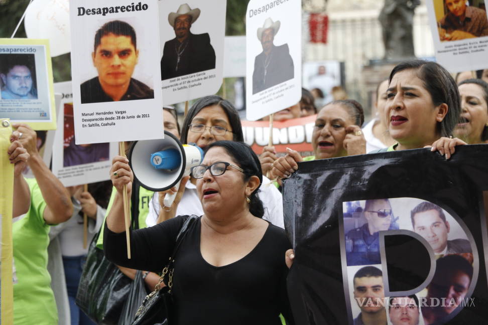 $!Mecanismo Internacional contra la Impunidad, la principal exigencia en la marcha de madres de desaparecidos en Saltillo