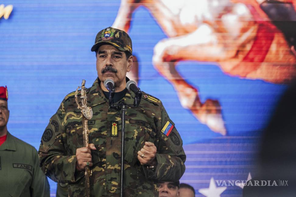 $!El presidente de Venezuela, Nicolás Maduro, en un discurso en Caracas.